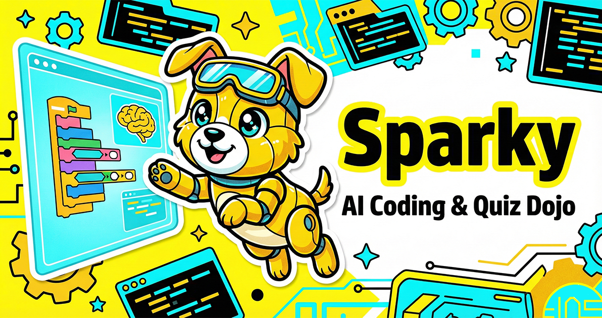 Sparkle Coding Sparky - AI Coding for Kids